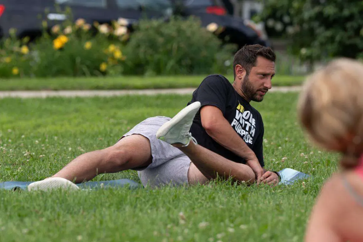 Stretching at Motive Training